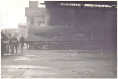 
52345 at Lees shed, Oldham, November 1960